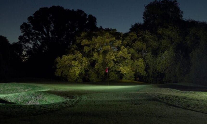 Golf Course at Night.